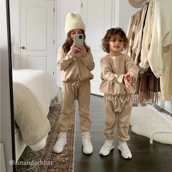 Simple Littles | Sand Jogger Set - Picture 2 of 5